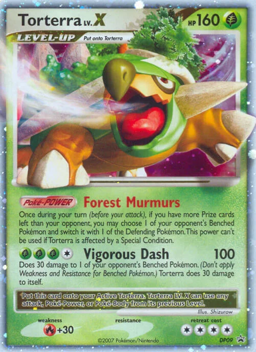 Torterra LV.X — DP Black Star Promos