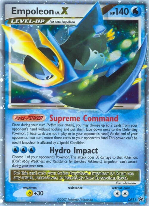 Empoleon LV.X — DP Black Star Promos