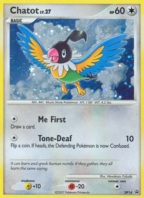 Chatot Lv.27 — DP Black Star Promos