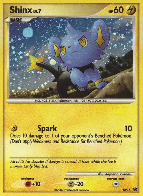 Shinx LV.7 — DP Black Star Promos