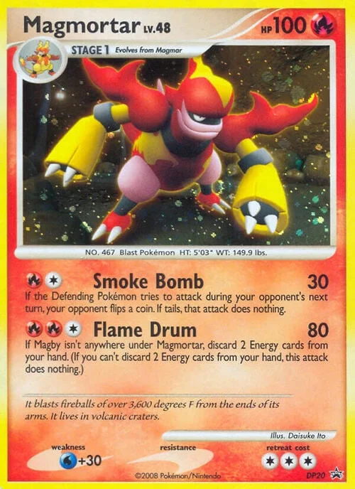 Magmortar Lv.48 — DP Black Star Promos