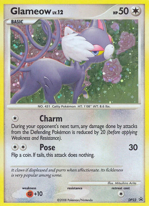 Glameow LV.12 — DP Black Star Promos