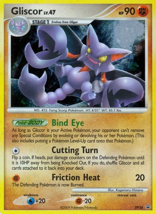 Gliscor LV.47 — DP Black Star Promos