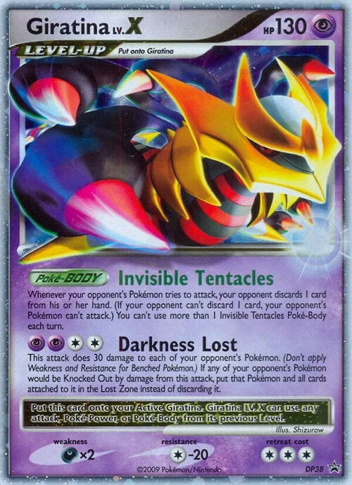 Giratina LV.X — DP Black Star Promos