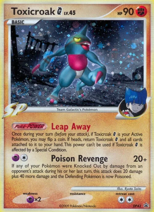 Toxicroak G Lv.45 — DP Black Star Promos