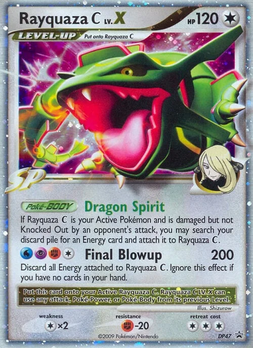 Rayquaza C LV.X — DP Black Star Promos