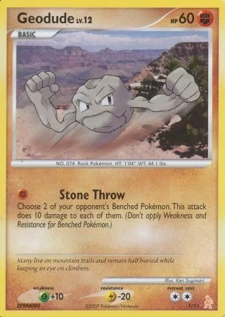 Geodude — DP Trainer Kit (Lucario)