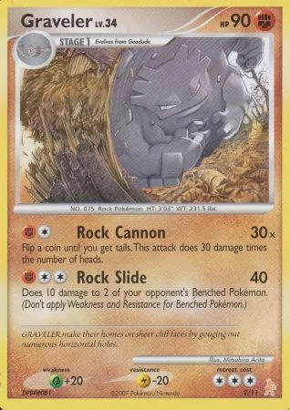 Graveler — DP Trainer Kit (Lucario)