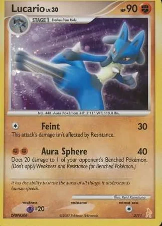 Lucario — DP Trainer Kit (Lucario)
