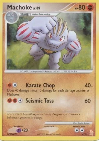 Machoke Lv.39 — DP Trainer Kit (Lucario)
