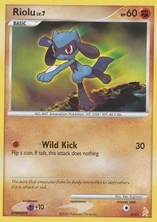 Riolu — DP Trainer Kit (Lucario)