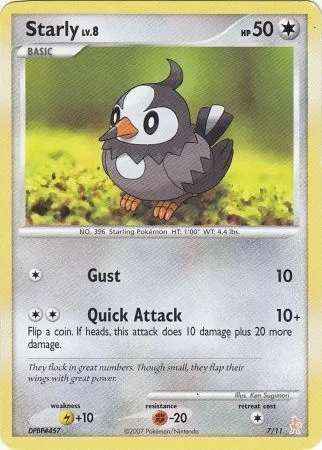 Starly — DP Trainer Kit (Lucario)