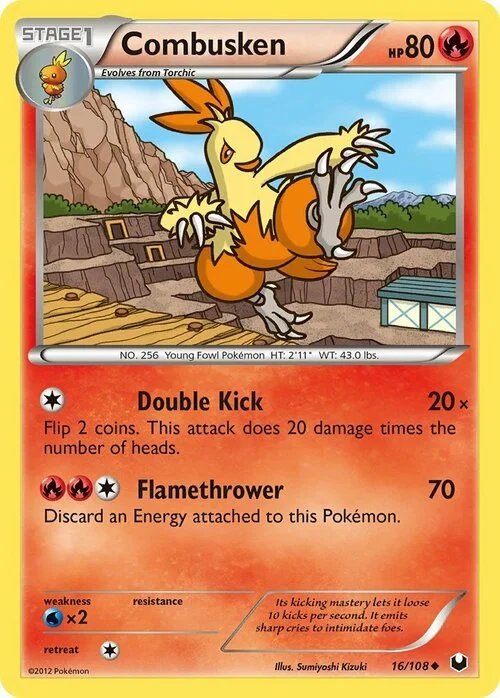 Combusken — Dark Explorers