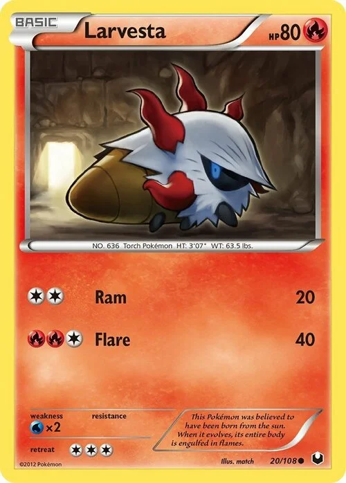 Larvesta — Dark Explorers