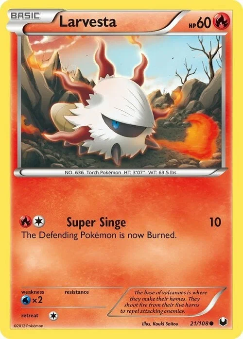 Larvesta — Dark Explorers