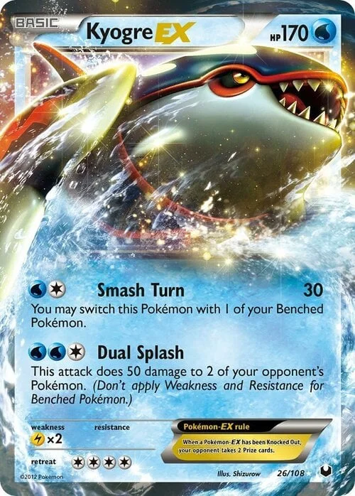 Kyogre EX — Dark Explorers
