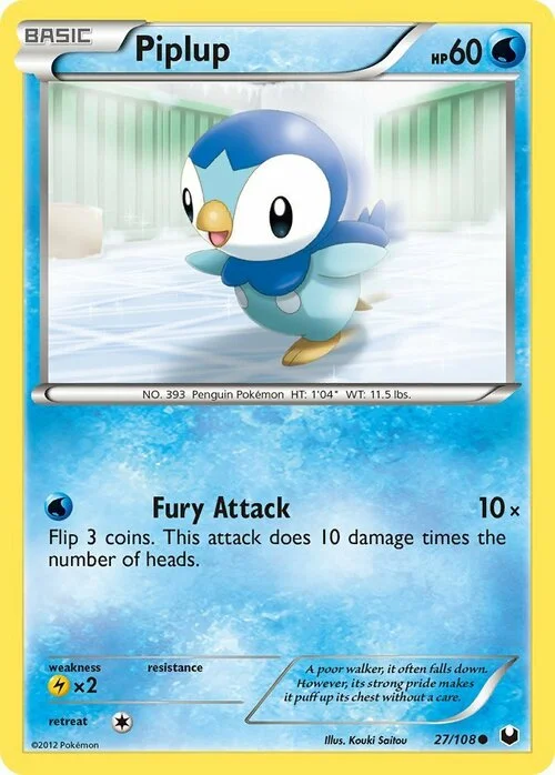 Piplup — Dark Explorers