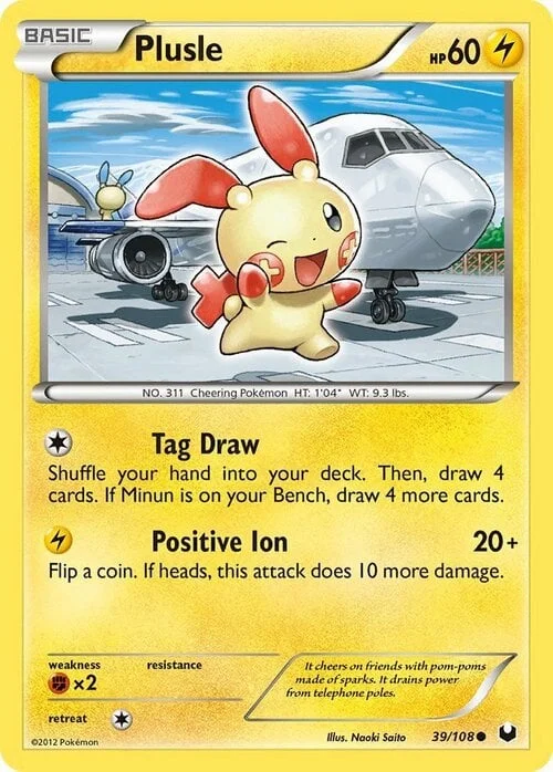 Plusle — Dark Explorers