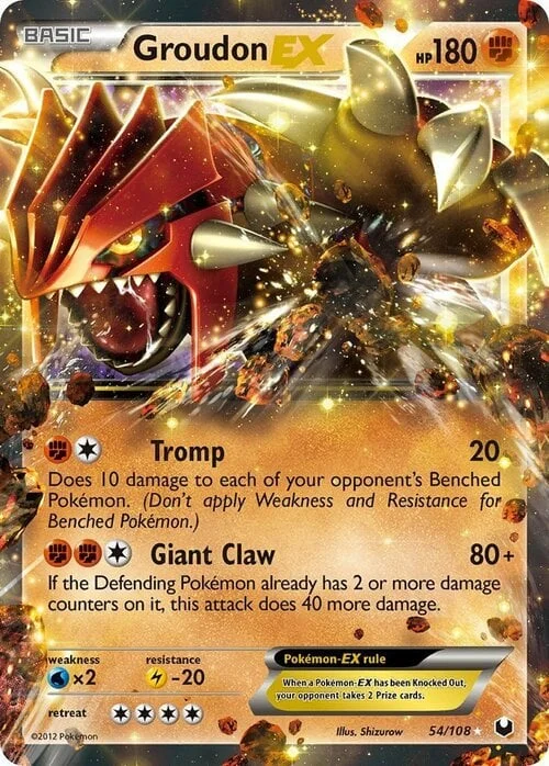 Groudon EX — Dark Explorers