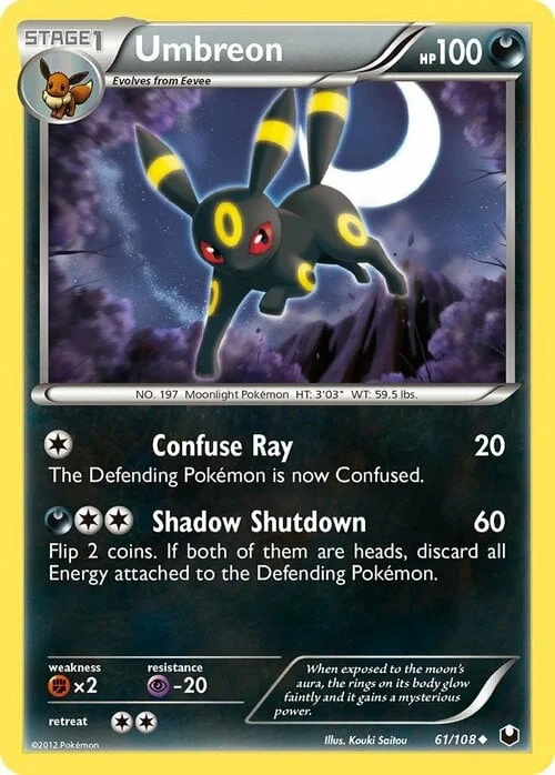 Umbreon — Dark Explorers