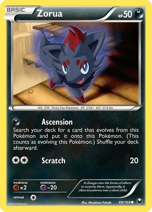 Zorua — Dark Explorers