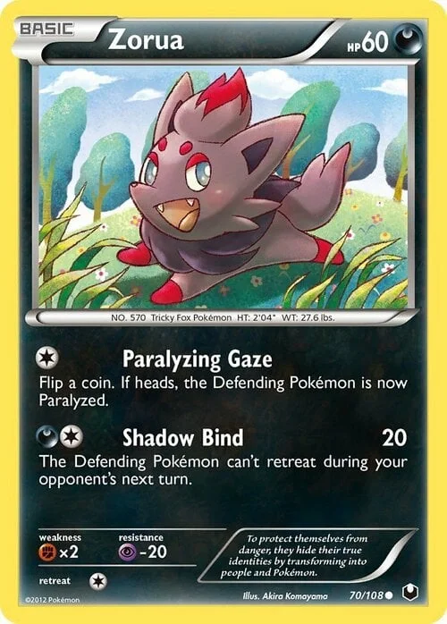 Zorua — Dark Explorers