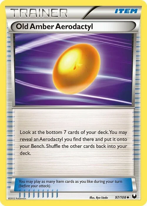 Old Amber Aerodactyl — Dark Explorers