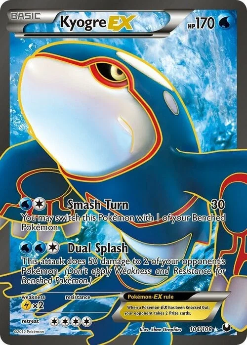 Kyogre EX — Dark Explorers