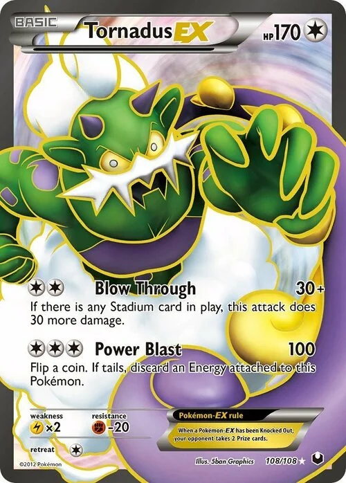 Tornadus EX — Dark Explorers