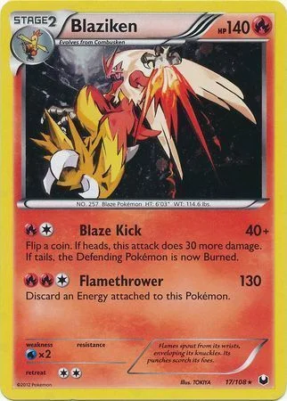 Blaziken — Theme Deck & Blisters Exclusives