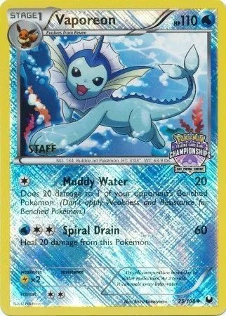Vaporeon — League Promos