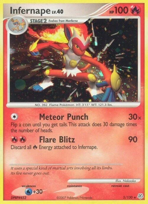 Infernape Lv.40 — Diamond & Pearl