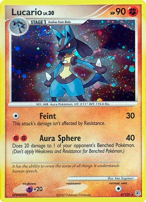 Lucario Lv.30 — Diamond & Pearl