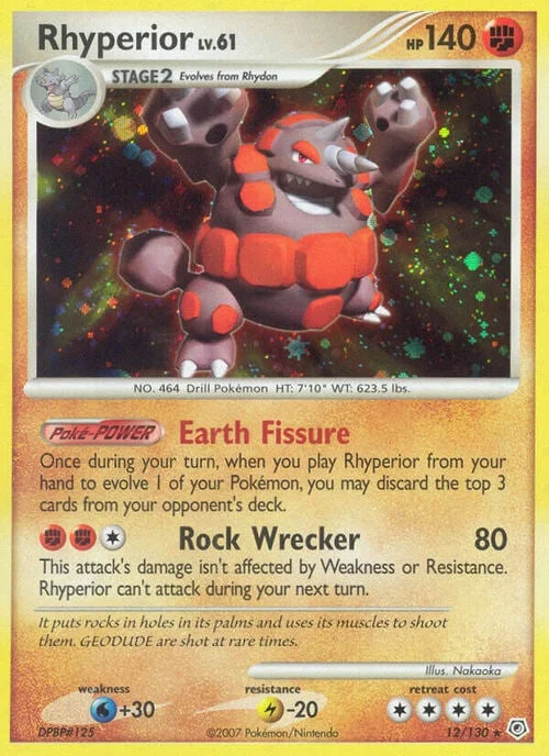 Rhyperior Lv.61 — Diamond & Pearl
