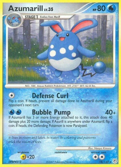 Azumarill Lv.35 — Diamond & Pearl