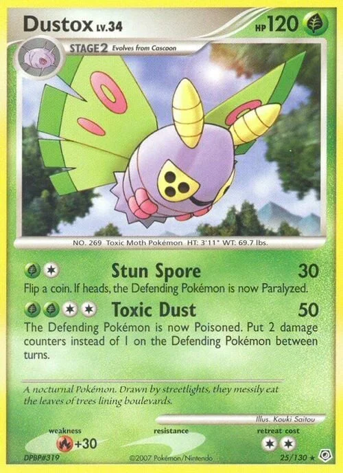 Dustox Lv.34 — Diamond & Pearl