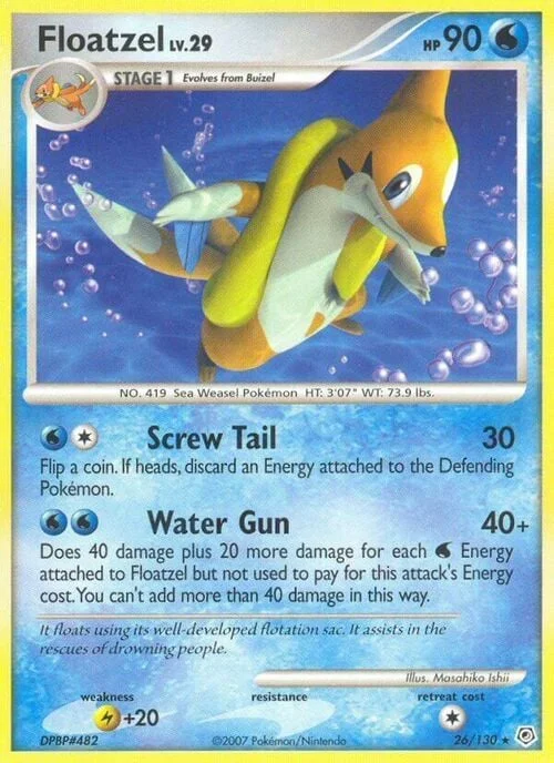 Floatzel Lv.29 — Diamond & Pearl