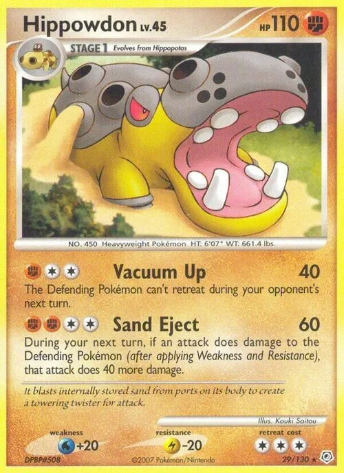 Hippowdon Lv.45 — Diamond & Pearl
