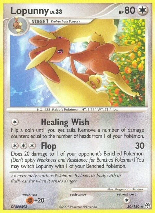 Lopunny Lv.33 — Diamond & Pearl