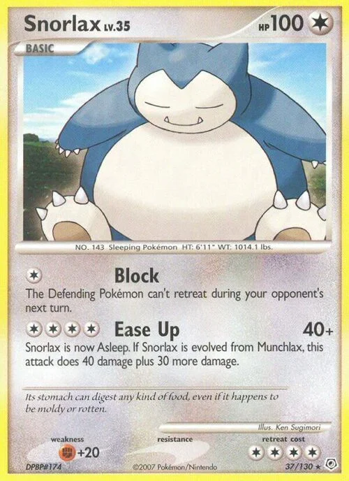 Snorlax Lv.35 — Diamond & Pearl