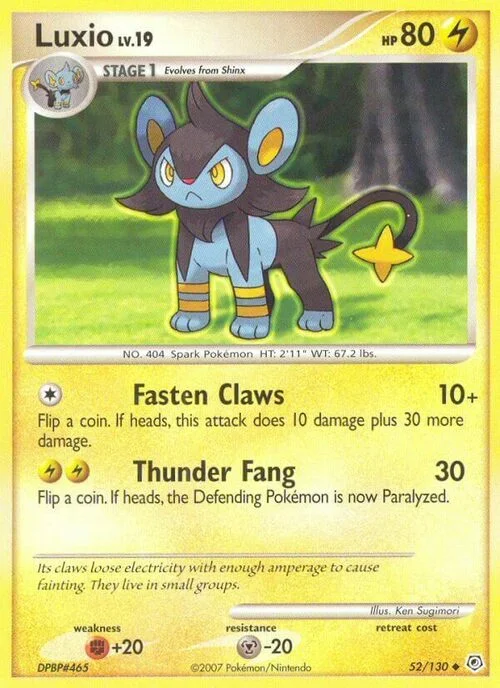 Luxio Lv.19 — Diamond & Pearl
