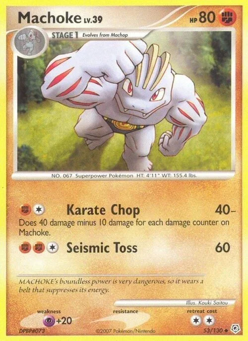 Machoke Lv.39 — Diamond & Pearl