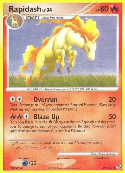 Rapidash Lv.34 — Diamond & Pearl