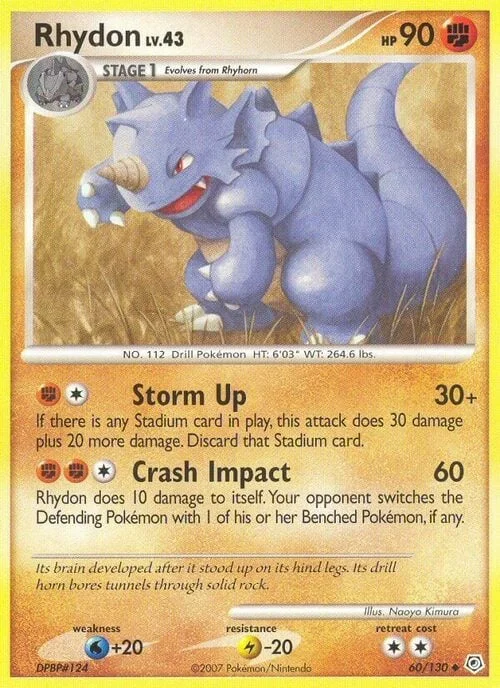 Rhydon Lv.43 — Diamond & Pearl