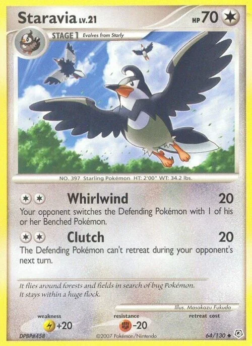 Staravia Lv.21 — Diamond & Pearl