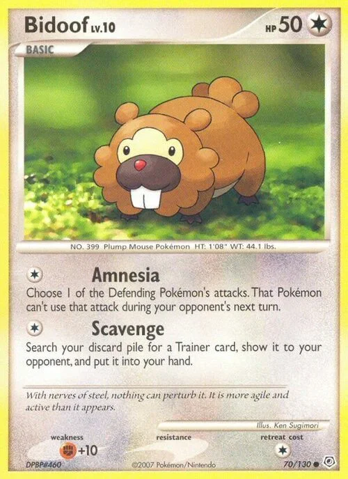 Bidoof Lv.10 — Diamond & Pearl