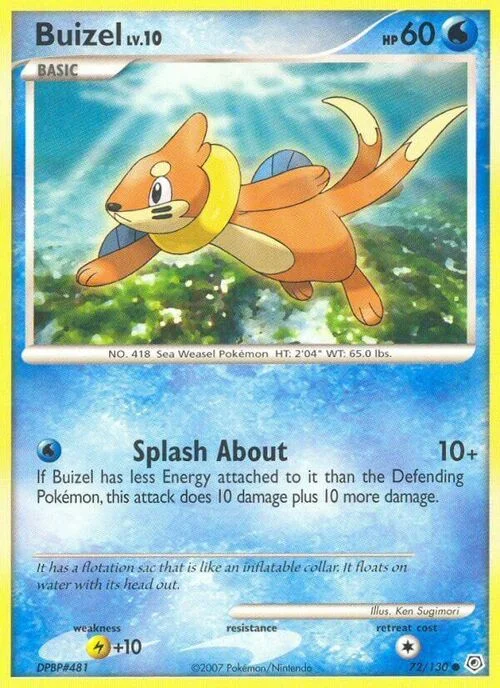 Buizel Lv.10 — Diamond & Pearl