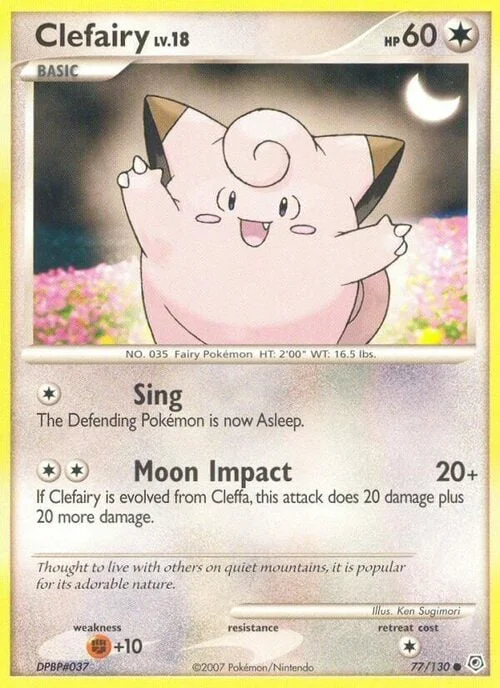 Clefairy Lv.18 — Diamond & Pearl