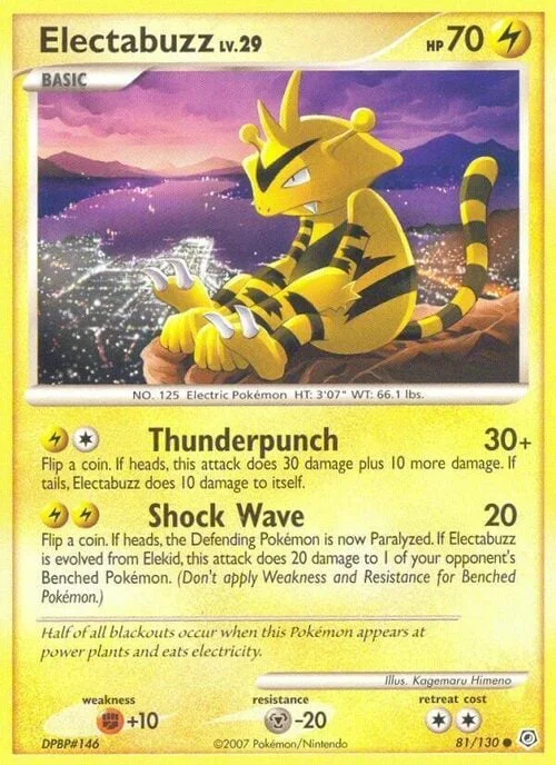Electabuzz Lv.29 — Diamond & Pearl