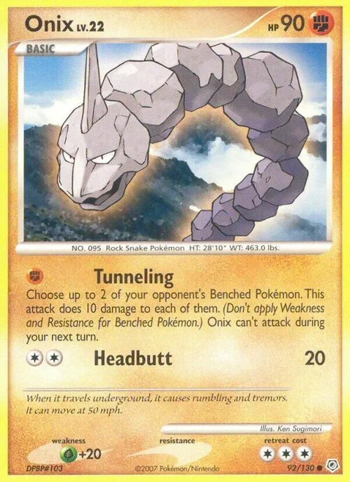 Onix Lv.22 — Diamond & Pearl